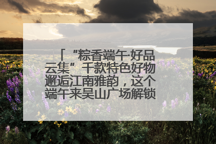 “粽香端午·好品云集”千款特色好物邂逅江南雅韵，这个端午来吴山广场解锁“浙里烟火气”