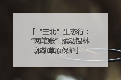 “三北”生态行：“两笔账”撬动锡林郭勒草原保护
