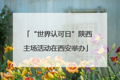 “世界认可日”陕西主场活动在西安举办