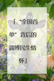 “全国首单”背后的淄博民生情怀