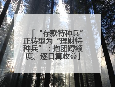 “存款特种兵”正转型为“理财特种兵”：抱团蹲额度、逐日算收益