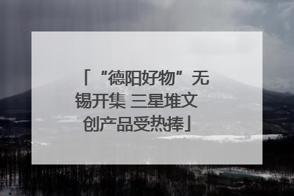 “德阳好物”无锡开集 三星堆文创产品受热捧