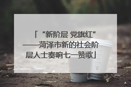 “新阶层 党旗红”——菏泽市新的社会阶层人士奏响七一赞歌