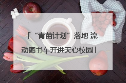 “青苗计划”落地 流动图书车开进天心校园