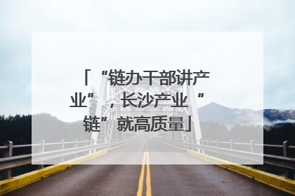 “链办干部讲产业”，长沙产业“链”就高质量