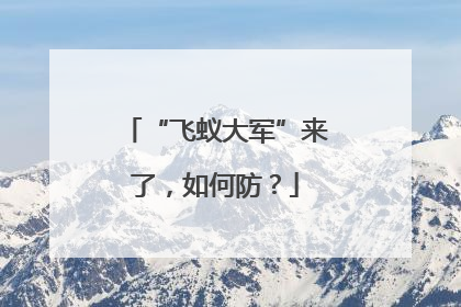 “飞蚁大军”来了，如何防？