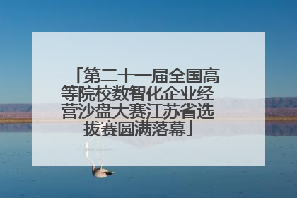 第二十一届全国高等院校数智化企业经营沙盘大赛江苏省选拔赛圆满落幕