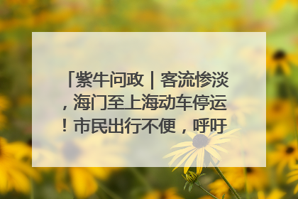 紫牛问政｜客流惨淡，海门至上海动车停运！市民出行不便，呼吁铁路部门恢复班次