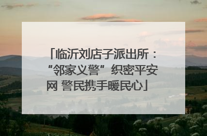 临沂刘店子派出所：“邻家义警”织密平安网 警民携手暖民心