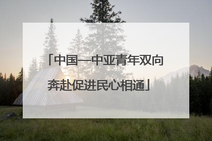 中国—中亚青年双向奔赴促进民心相通