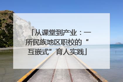 从课堂到产业：一所民族地区职校的“互嵌式”育人实践