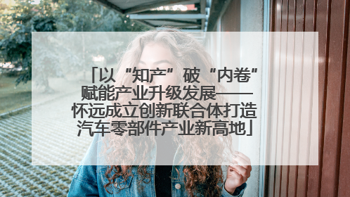 以“知产”破“内卷” 赋能产业升级发展——怀远成立创新联合体打造汽车零部件产业新高地