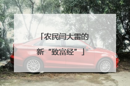 农民闫大雷的新“致富经”
