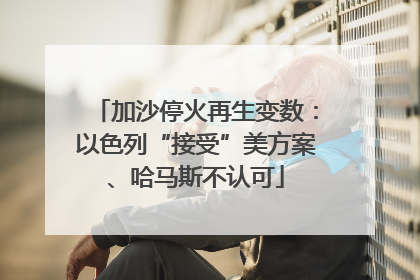 加沙停火再生变数：以色列“接受”美方案、哈马斯不认可
