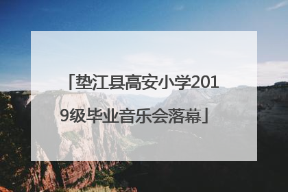 垫江县高安小学2019级毕业音乐会落幕