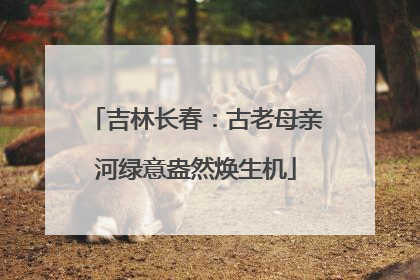 吉林长春:古老母亲河绿意盎然焕生机