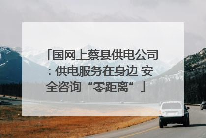 国网上蔡县供电公司：供电服务在身边 安全咨询“零距离”