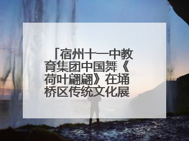 宿州十一中教育集团中国舞《荷叶翩翩》在埇桥区传统文化展演中大放异彩