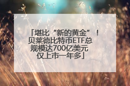 堪比“新的黄金”！贝莱德比特币ETF总规模达700亿美元 仅上市一年多