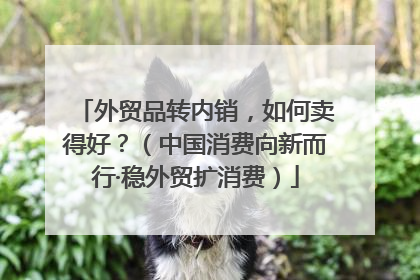 外贸品转内销，如何卖得好？（中国消费向新而行·稳外贸扩消费）