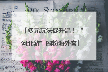 多元玩法促升温！“河北游”圈粉海外客