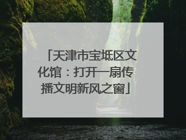 天津市宝坻区文化馆：打开一扇传播文明新风之窗