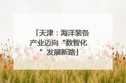 天津：海洋装备产业迈向“数智化”发展新路
