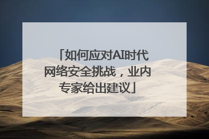 如何应对AI时代网络安全挑战，业内专家给出建议