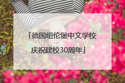 德国纽伦堡中文学校庆祝建校30周年
