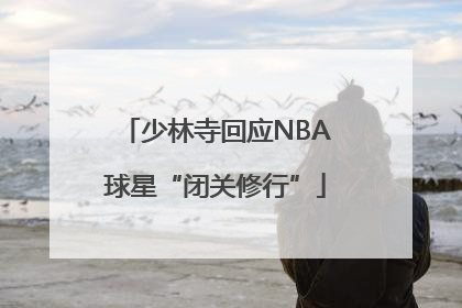 少林寺回应NBA球星“闭关修行”