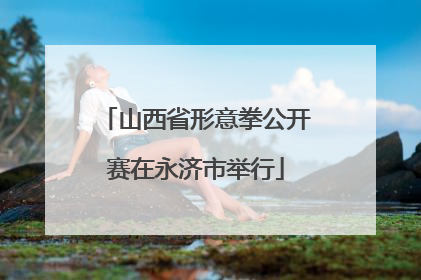 山西省形意拳公开赛在永济市举行