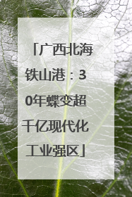 广西北海铁山港：30年蝶变超千亿现代化工业强区
