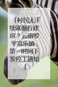 村民无手续就强行建房？云南罗平富乐镇：第一时间下发停工通知