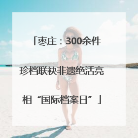枣庄：300余件珍档联袂非遗绝活亮相“国际档案日”