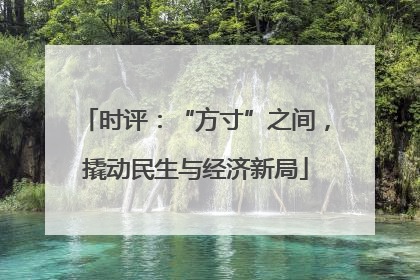 时评：“方寸”之间，撬动民生与经济新局