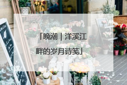 晚潮｜洋溪江畔的岁月诗笺