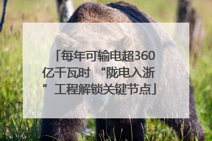 每年可输电超360亿千瓦时 “陇电入浙”工程解锁关键节点