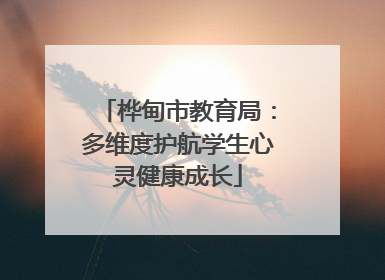 桦甸市教育局：多维度护航学生心灵健康成长