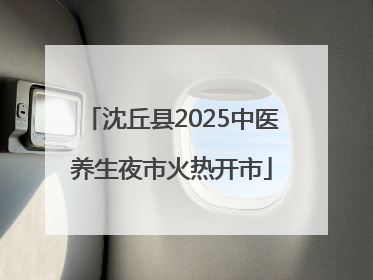 沈丘县2025中医养生夜市火热开市
