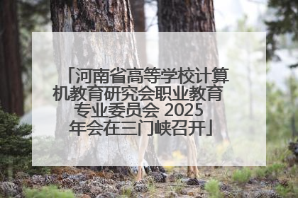 河南省高等学校计算机教育研究会职业教育专业委员会 2025 年会在三门峡召开
