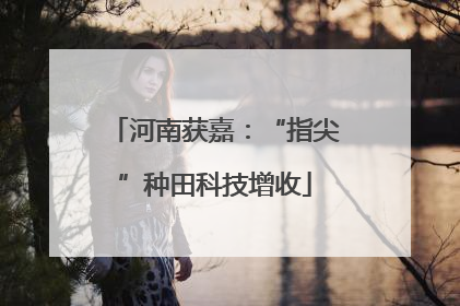 河南获嘉：“指尖”种田科技增收