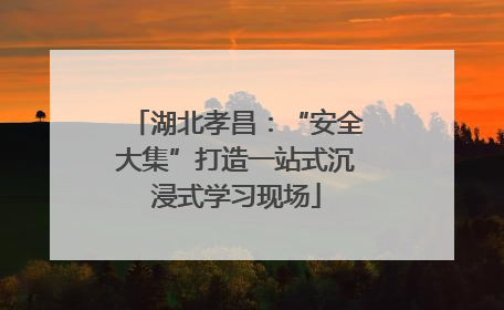 湖北孝昌：“安全大集”打造一站式沉浸式学习现场