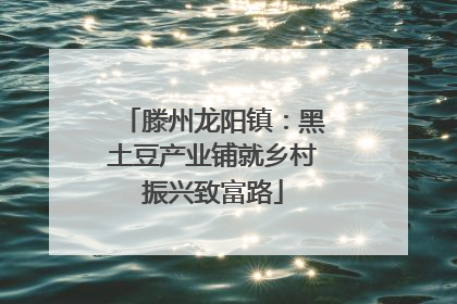 滕州龙阳镇：黑土豆产业铺就乡村振兴致富路