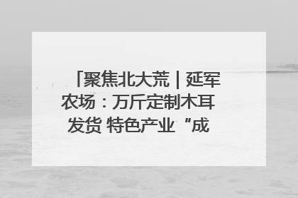 聚焦北大荒｜延军农场：万斤定制木耳发货 特色产业“成绩单”亮眼