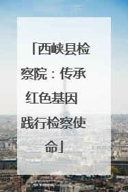 西峡县检察院：传承红色基因 践行检察使命