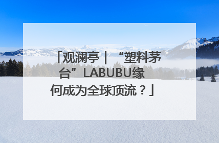 观澜亭｜“塑料茅台”LABUBU缘何成为全球顶流？