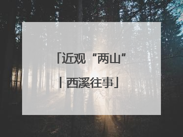 近观“两山”丨西溪往事
