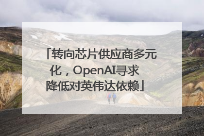 转向芯片供应商多元化，OpenAI寻求降低对英伟达依赖