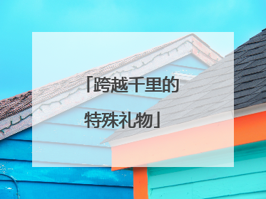 跨越千里的特殊礼物