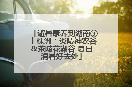 避暑康养到湖南③丨株洲：炎陵神农谷&茶陵花湖谷 夏日消暑好去处